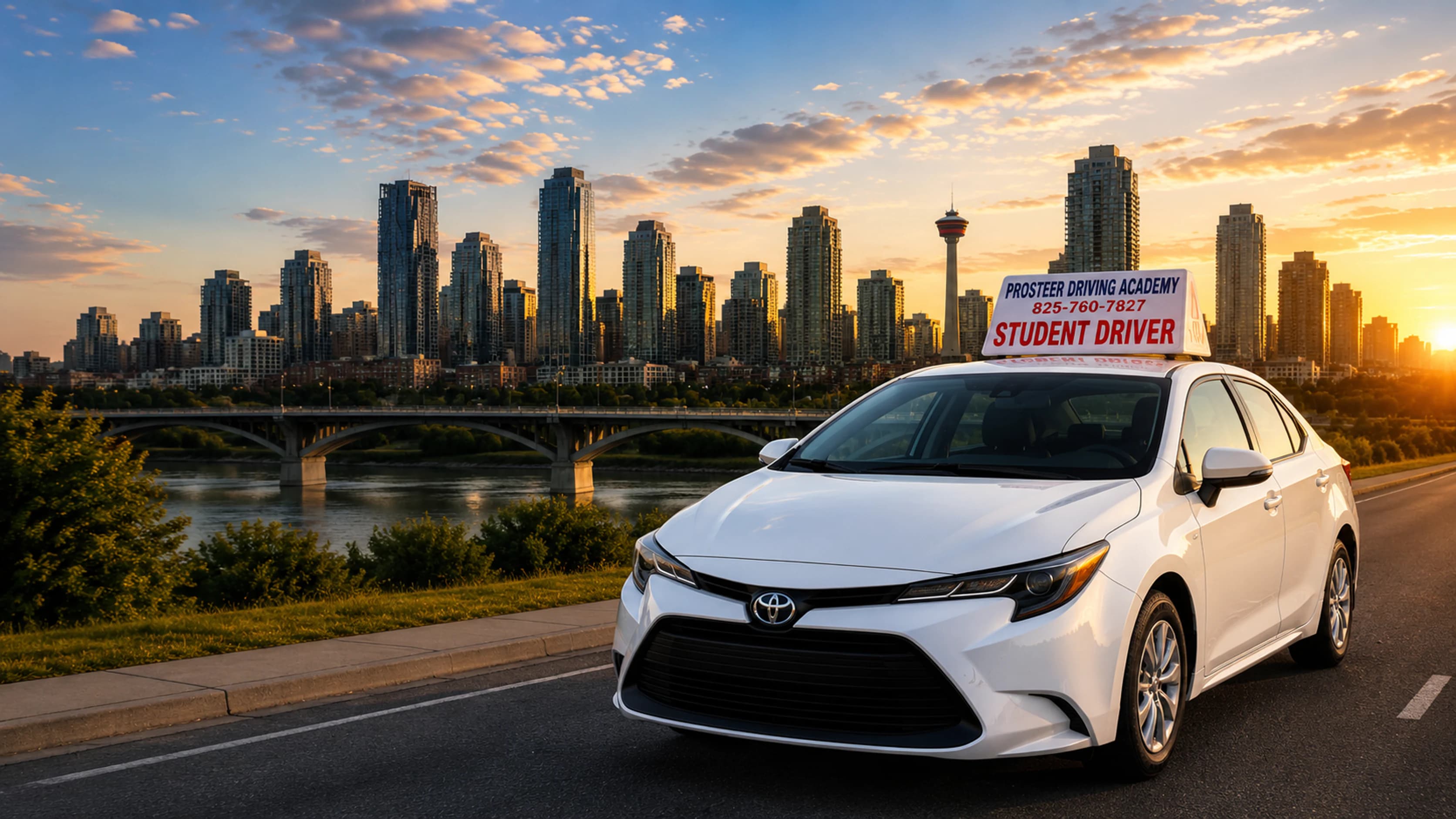 ProSteer Corolla 4K Calgary background